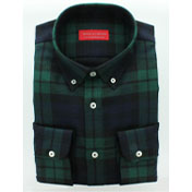 Shirt, Button Down, Wool, Grant Tartan